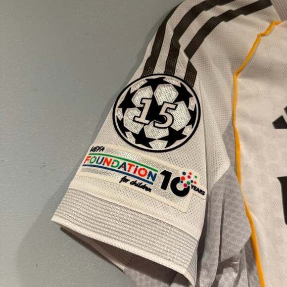 Authentic Adidas Real Madrid Mbappé Jersey 25/26 – UEFA Champions League Patch - Picture 5 of 10